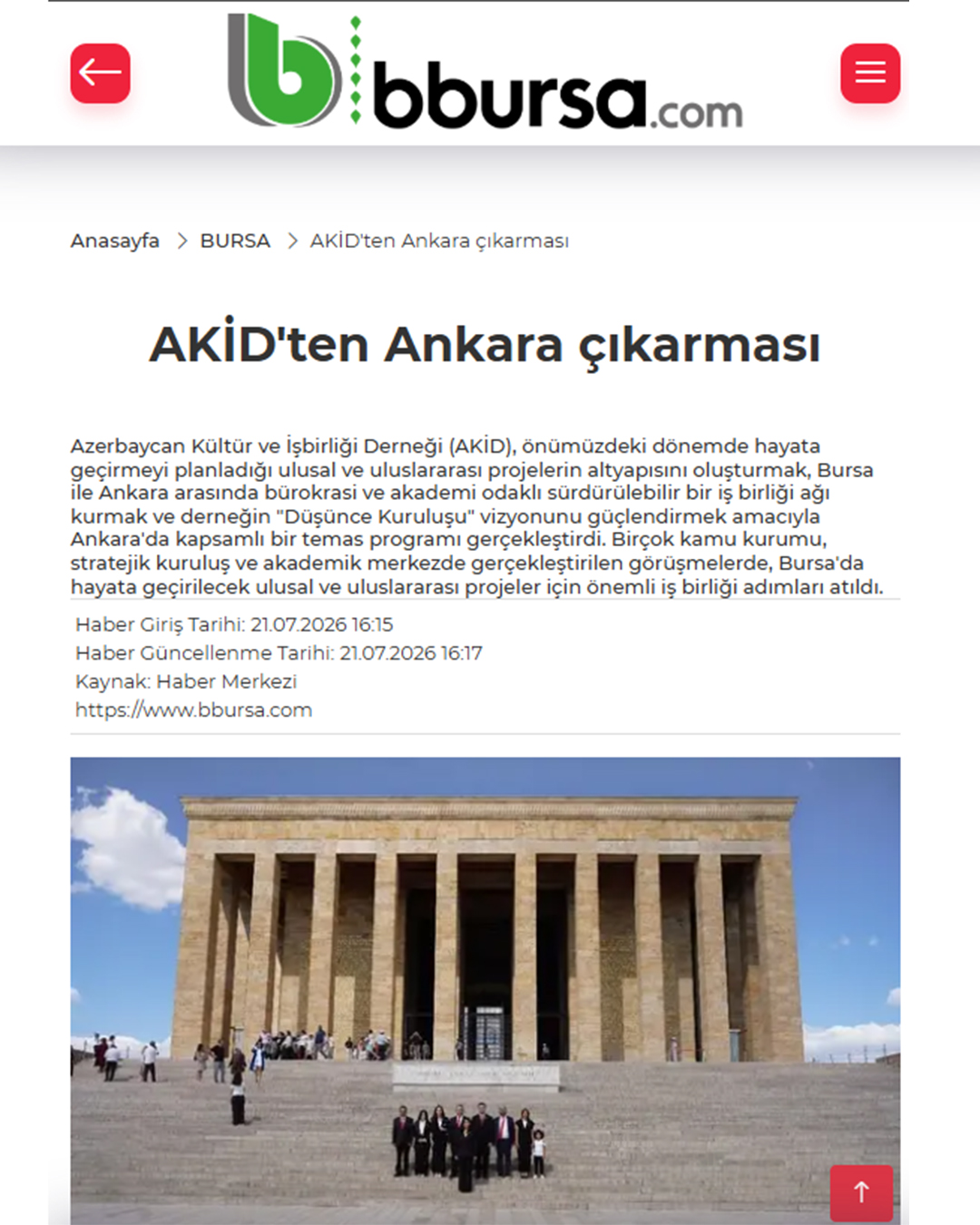AKİD Ankara Çıkartması